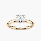 Four-Prong Round Solitaire Engagement Ring