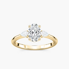 Oval Cut Three Stone Engagement Ring