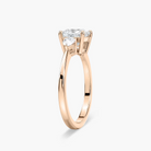 Princess Cut Three Stone Engagement Ring