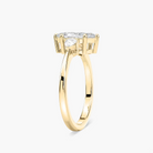 Marquise Cut Three Stone Engagement Ring