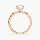 Delicate Four-Prong Round Cut Solitaire Engagement Ring