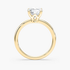 Delicate Four-Prong Round Cut Solitaire Engagement Ring