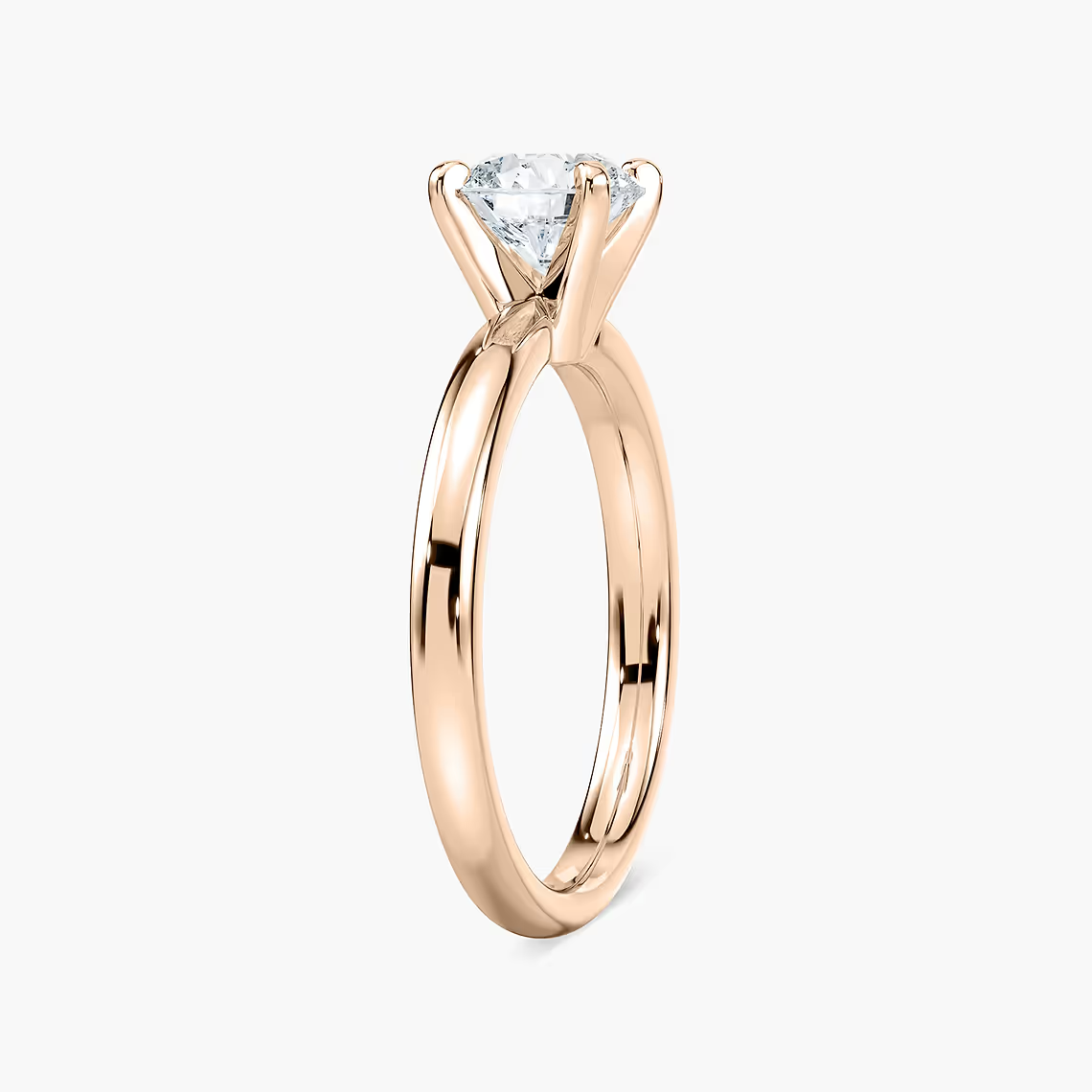 Four-Prong Round Solitaire Engagement Ring
