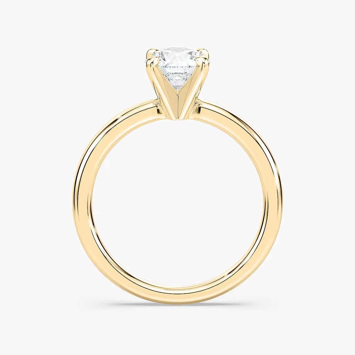 Four-Prong Round Solitaire Engagement Ring