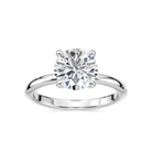 Classic Round Cut Solitaire Engagement Ring