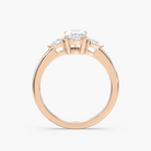 Oval Cut Three Stone Engagement Ring