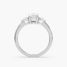 Oval Cut Three Stone Engagement Ring