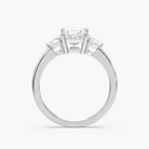 Princess Cut Three Stone Engagement Ring
