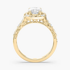 Vintage Oval Shaped Engagement Ring