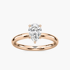 Four-Prong Pear Shaped Solitaire Engagement Ring