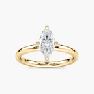 Four-Prong Marquise Cut Solitaire Engagement Ring