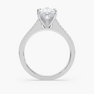 Pavé Set Marquise Cut Engagement Ring