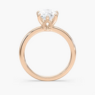 Delicate Four-Prong Pear Shaped Solitaire Engagement Ring
