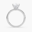 Delicate Four-Prong Pear Shaped Solitaire Engagement Ring