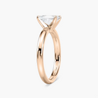 Four-Prong Emerald Cut Solitaire Engagement Ring