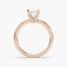 Four-Prong Oval Solitaire Engagement Ring