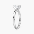Four-Prong Emerald Cut Solitaire Engagement Ring