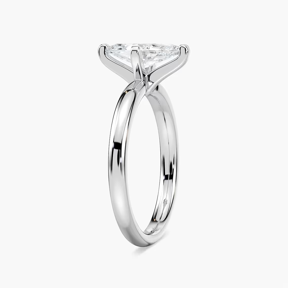 Four-Prong Marquise Cut Solitaire Engagement Ring