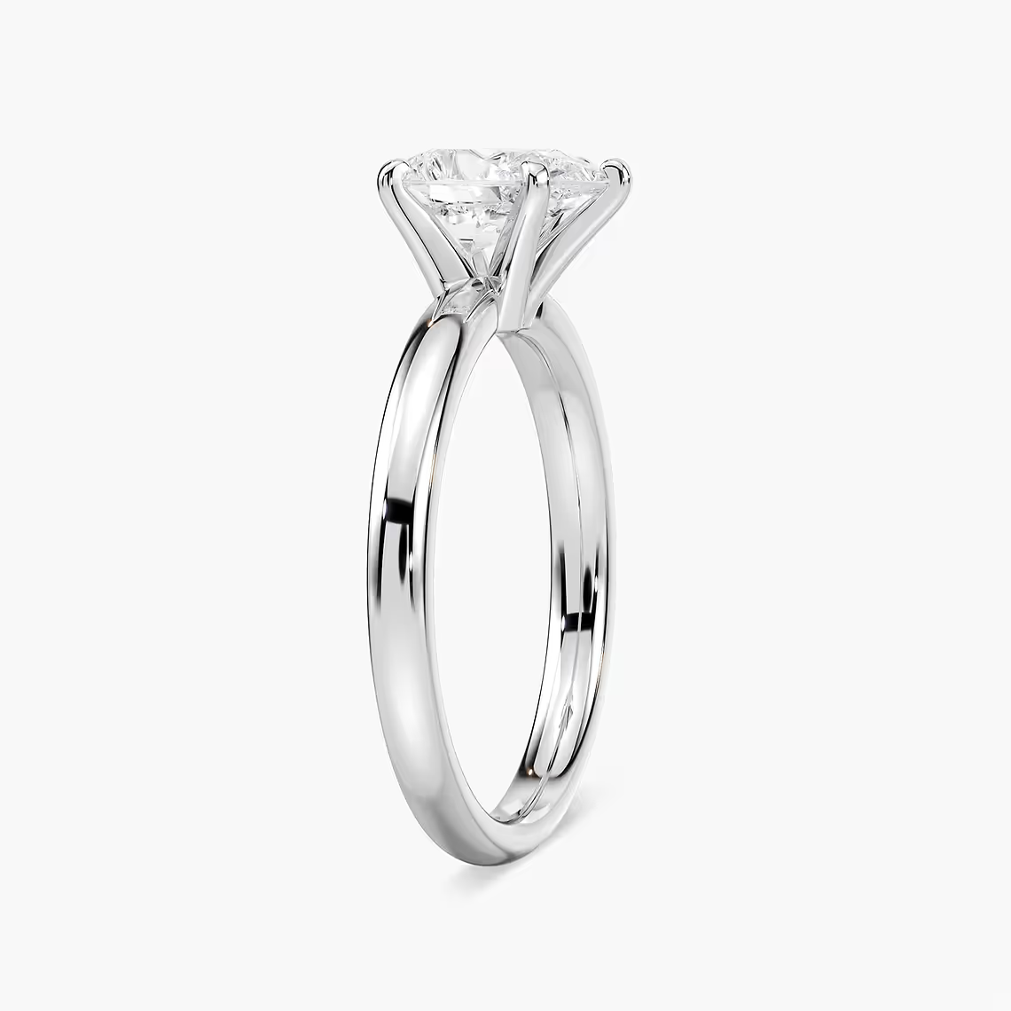 Four-Prong Pear Shaped Solitaire Engagement Ring