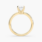 Four-Prong Oval Solitaire Engagement Ring