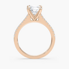 Pavé Set Round Cut Engagement Ring