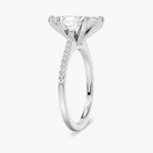 Pavé Set Marquise Cut Engagement Ring
