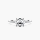Pavé Set Round Cut Engagement Ring