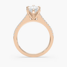 Pavé Set Marquise Cut Engagement Ring