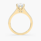 Pavé Set Marquise Cut Engagement Ring